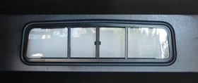 Sliding rear window